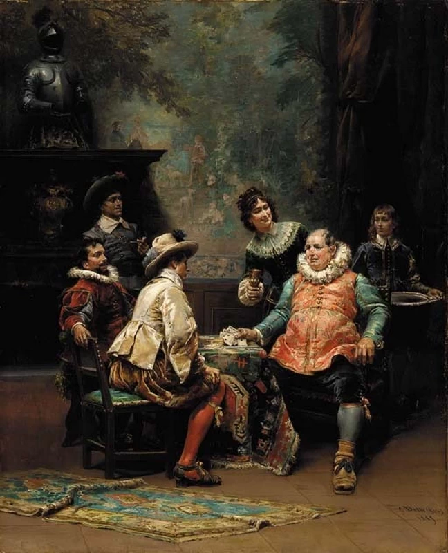 Cesare Detti - Mostrando la sua mano